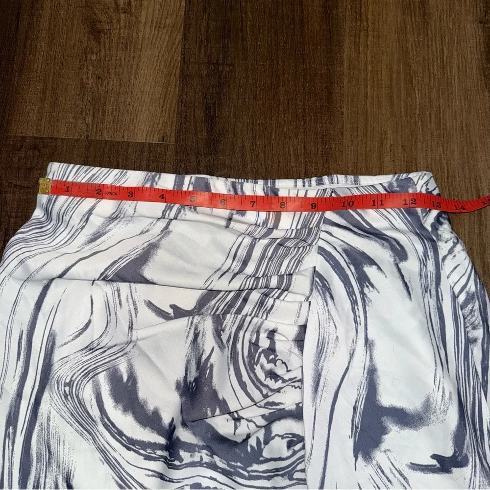 NWOT Target A New Day Ruched Satin Midi High Waisted Slip Skirt